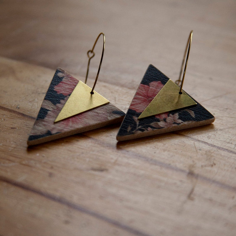 Pendientes de madera Pura Garra - Carmen