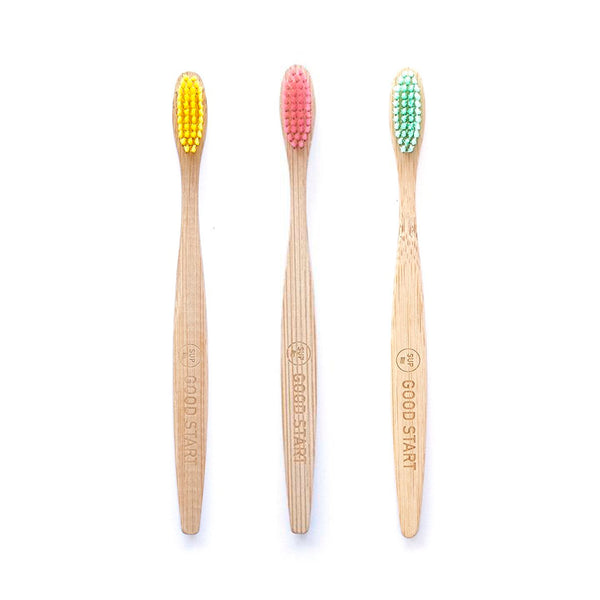 Cepillo de dientes de bambú - Medio