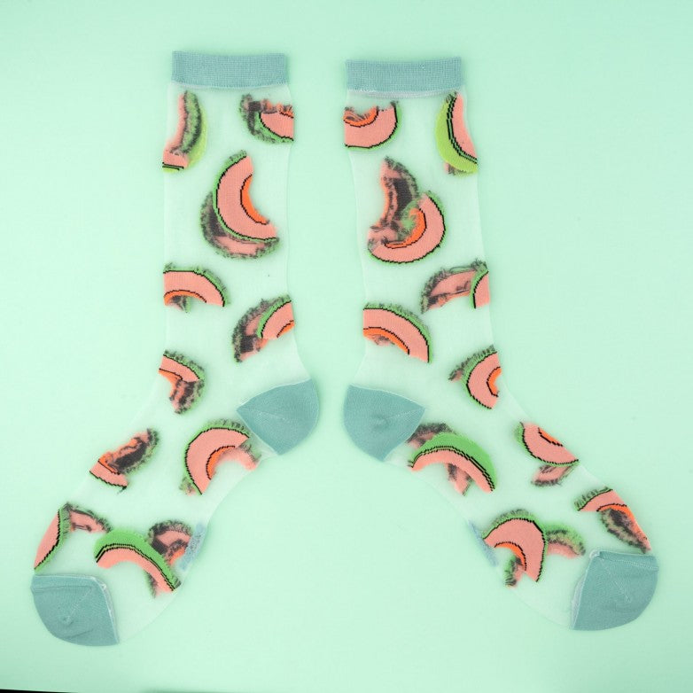 Calcetines transparentes - Melón