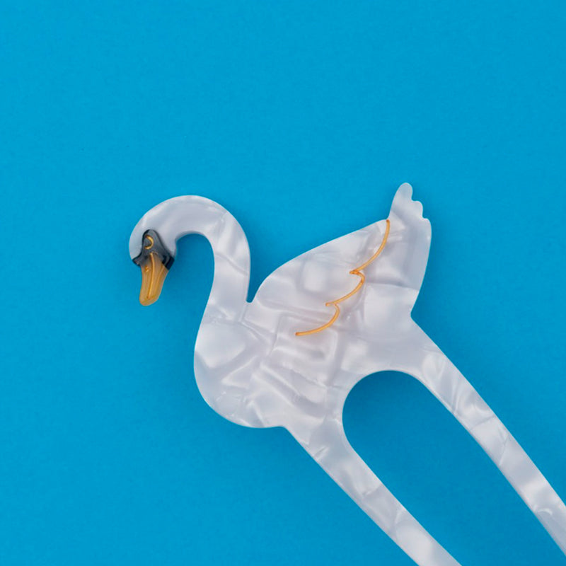 Palillo para el pelo - Cisne 🦢