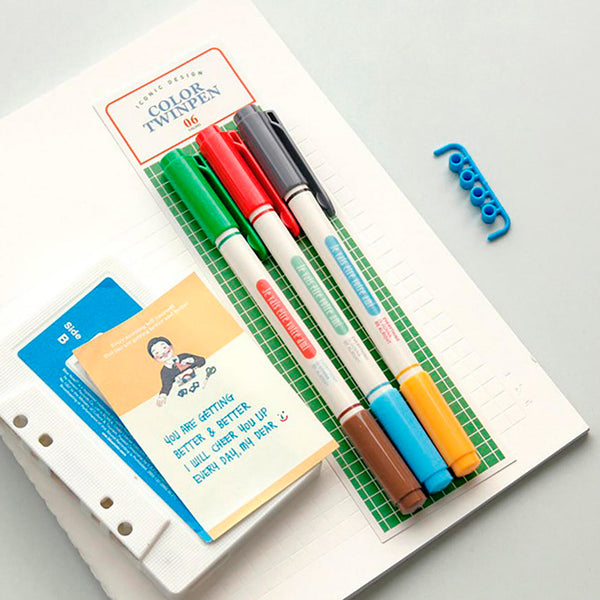 Bolígrafos bicolor - Pack de 3