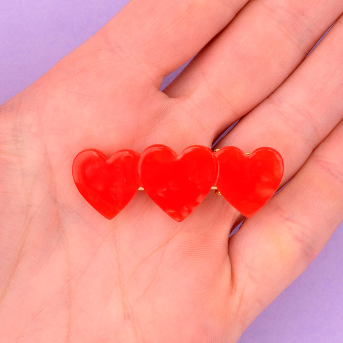 Pasador de pelo - Corazones 🥰