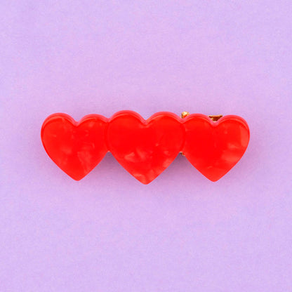Pasador de pelo - Corazones 🥰