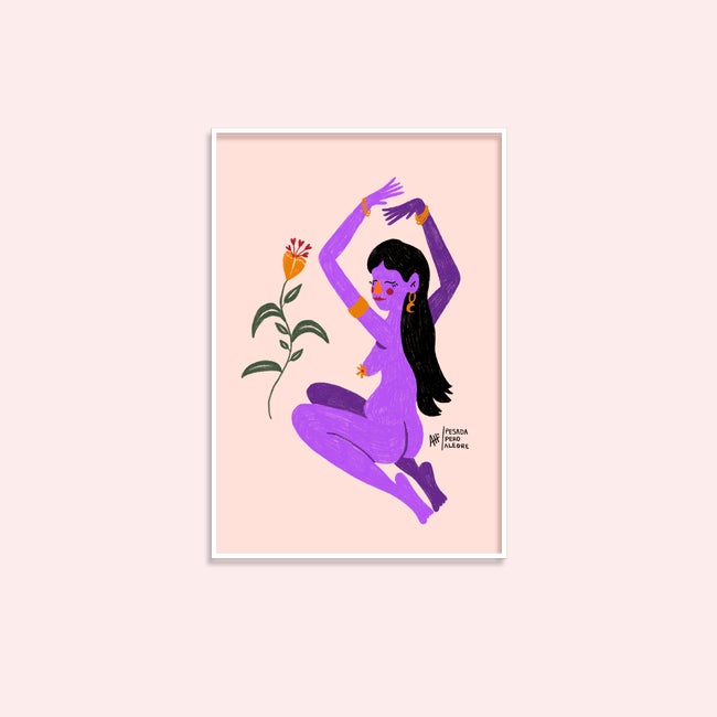 Print de Pesadaperoalegre A4 - "Danza a las plantas"