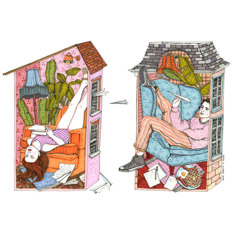 Print de Ana Jarén A4 - "Distance: The love letters"