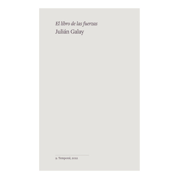 Libro - "El libro de las fuerzas" de Julián Galay