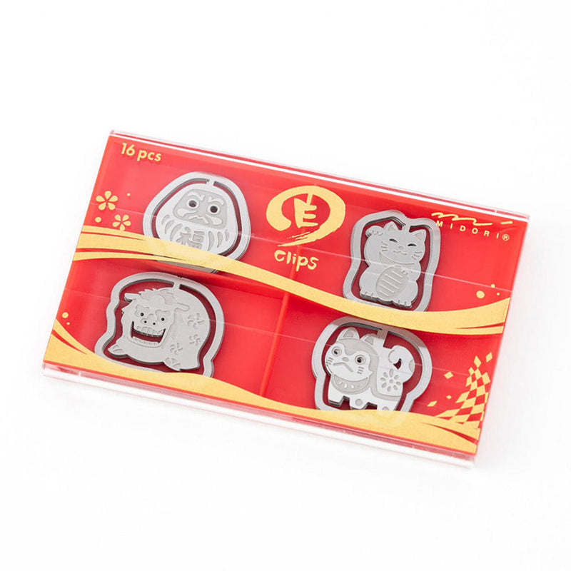 Clips Midori - Objetos de la suerte japoneses