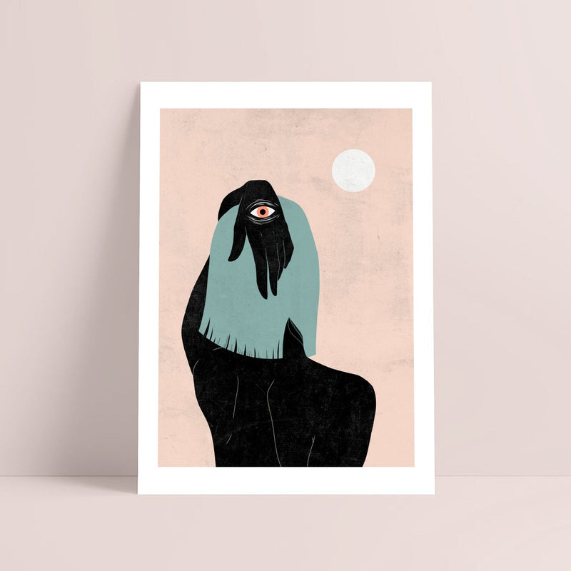Print de Marta Font A4 - "Full Moon"