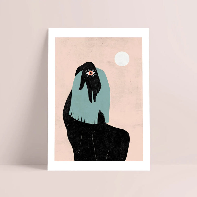 Print de Marta Font A3 - "Full Moon"