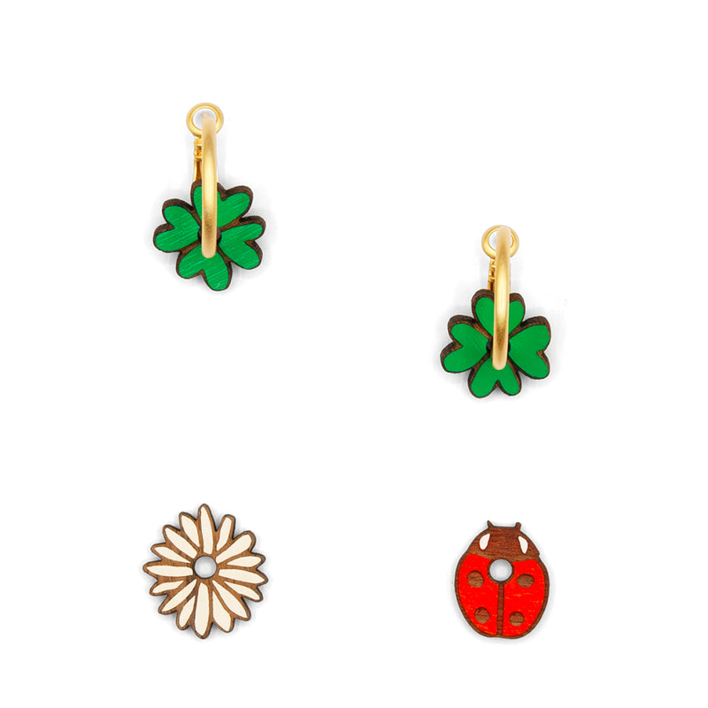Pendientes Materia Rica - Garden Forest