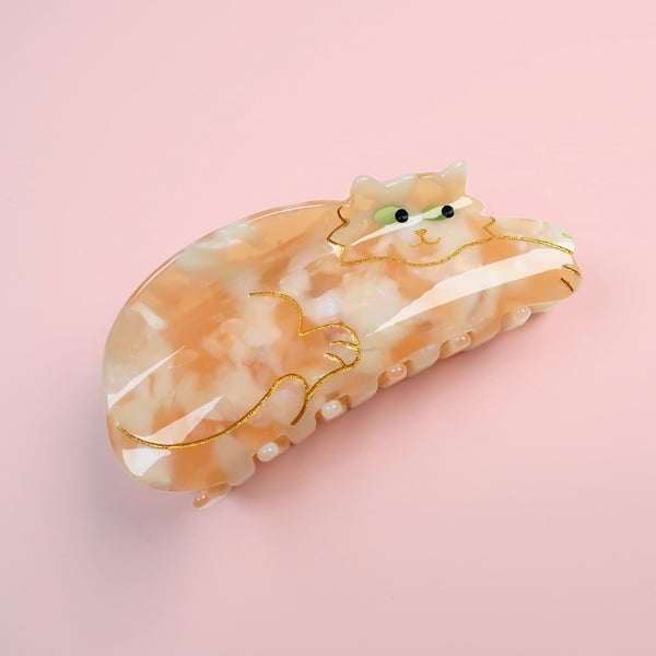 Pinza para el pelo - Gato Rubio