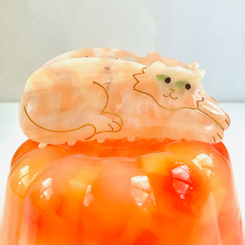 Pinza para el pelo - Gato Rubio