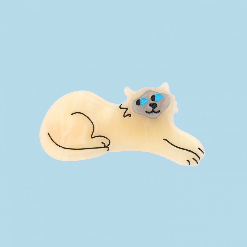 Pasador de pelo - Gato Siamés