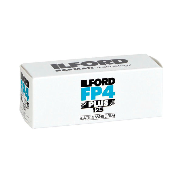 Caja pelicula Ilford FP4 Plus 125 blanco y negro para camaras de formato 120