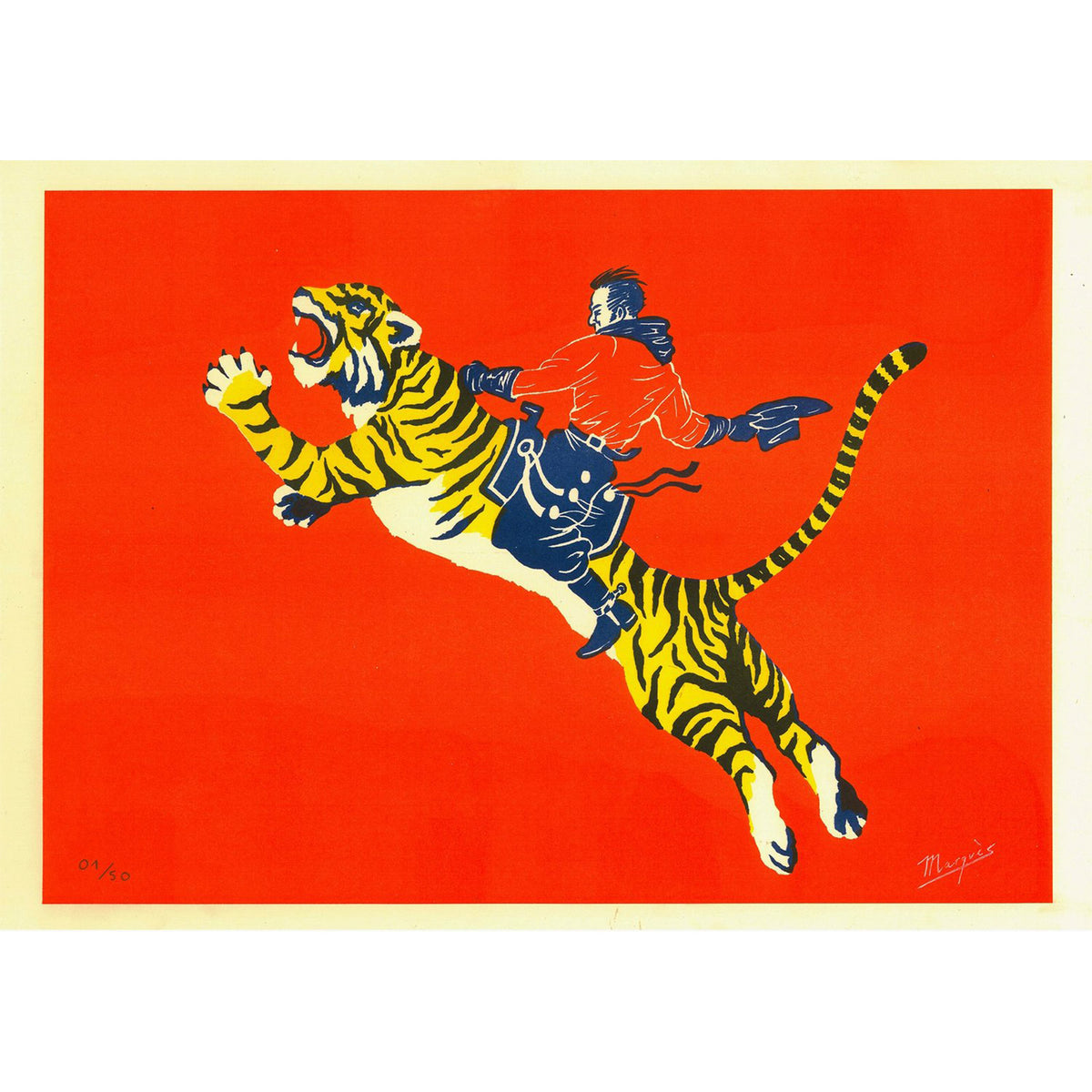 Print de El Marqués A4 - "Jungle Rodeo"