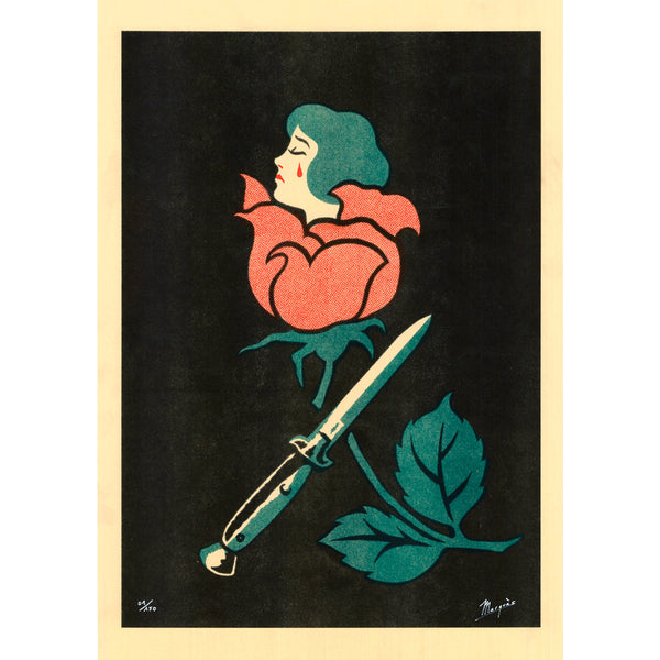 Print de El Marqués A3 - "Rose Blade"
