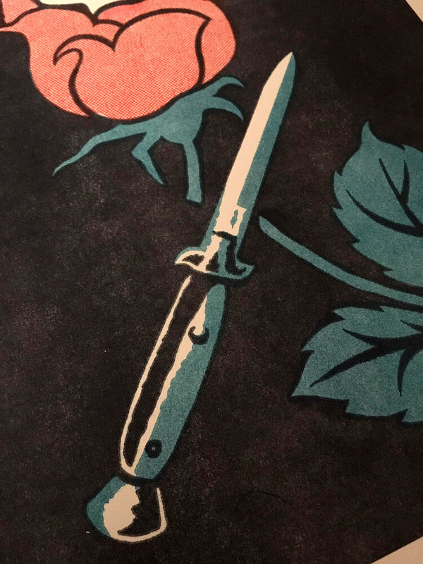 Print de El Marqués A3 - "Rose Blade"
