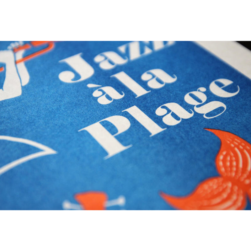 Print de El Marqués A3 - "Jazz à la Plage"