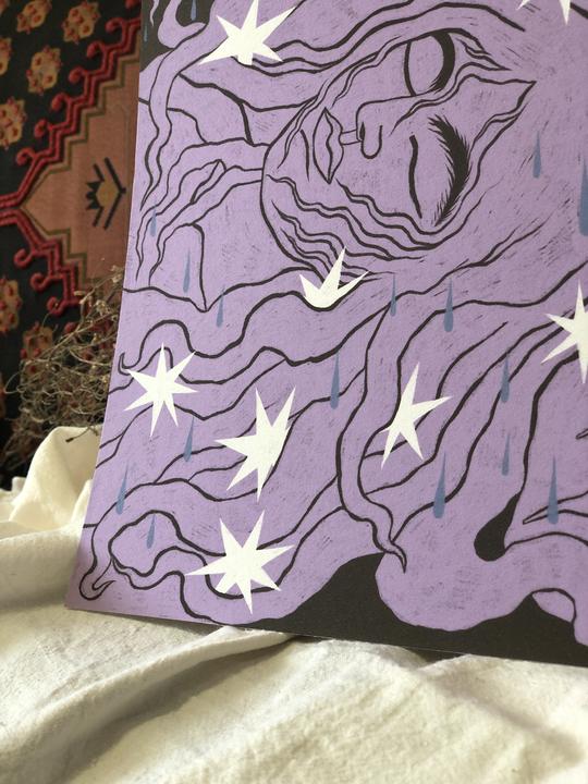 Print de Carmen Seijas - "La magia de hacer nada II"