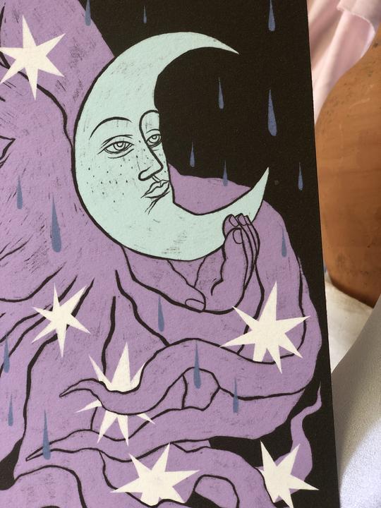 Print de Carmen Seijas - "La magia de hacer nada II"