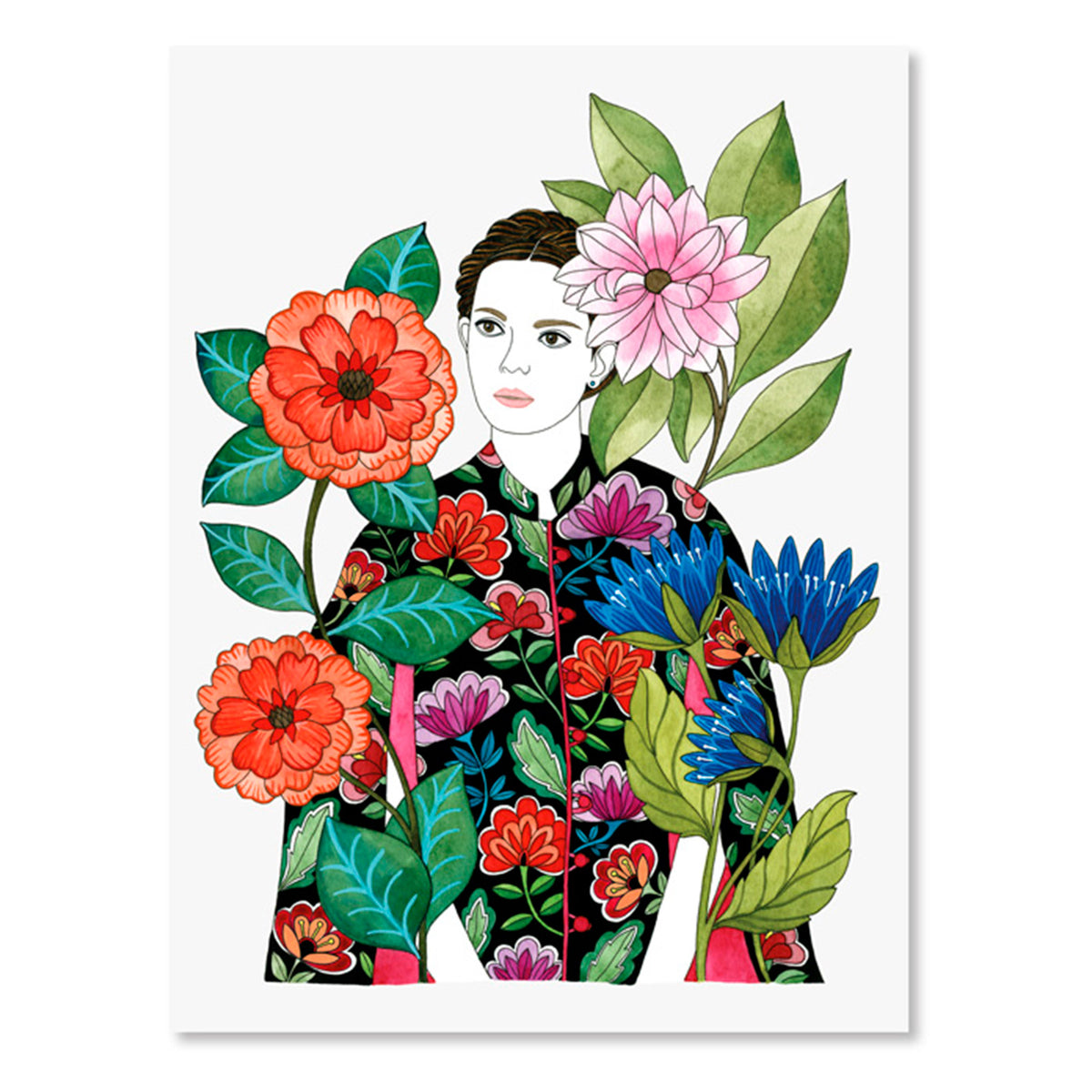 Print de Elisabeth Aranda - "Reina Flor"