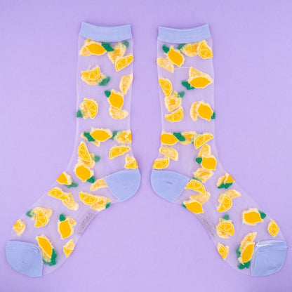 Calcetines transparentes - Limones