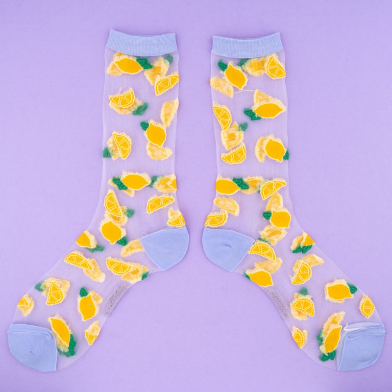 Calcetines transparentes - Limones