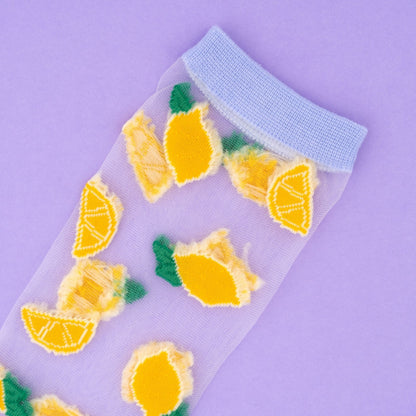 Calcetines transparentes - Limones