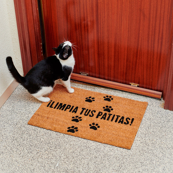 Felpudo - "¡Limpia tus patitas!"