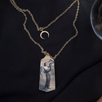 Collar de madera Pura Garra - María Naglowska