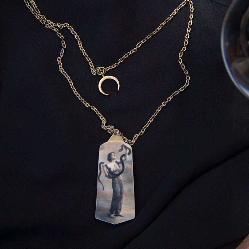 Collar de madera Pura Garra - María Naglowska