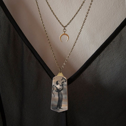 Collar de madera Pura Garra - María Naglowska