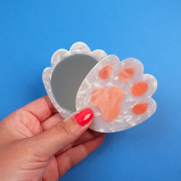 Espejo de bolsillo - Patita de gato