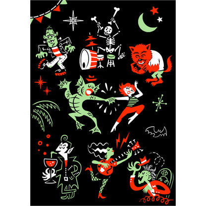 Print de El Marqués A3 - "Monster Mash"