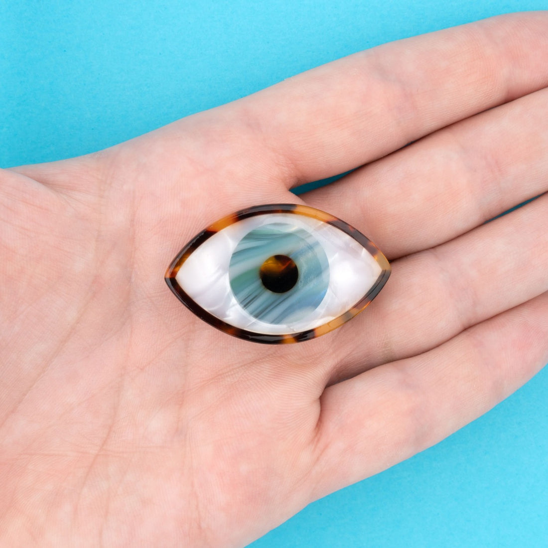 Pasador de pelo - Ojo azul