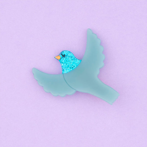 Pasador de pelo - Pájaro azul 🐦