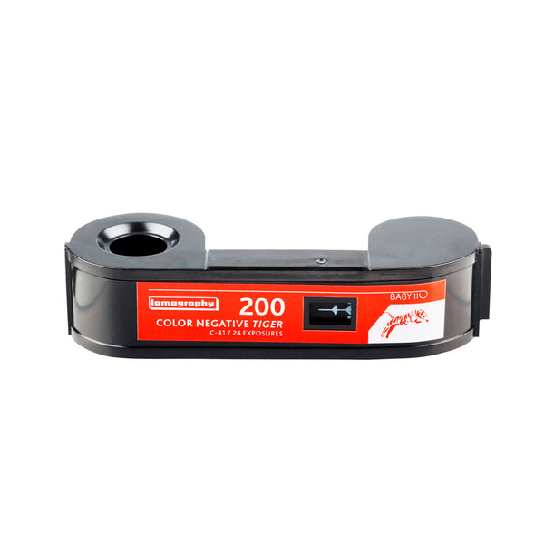 Carrete de película fotográfica a color de formato 110 de 24 exposiciones Lomography Color Tiger 200