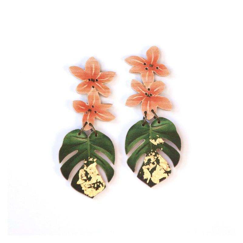 Pendientes Pura Garra - Monstera