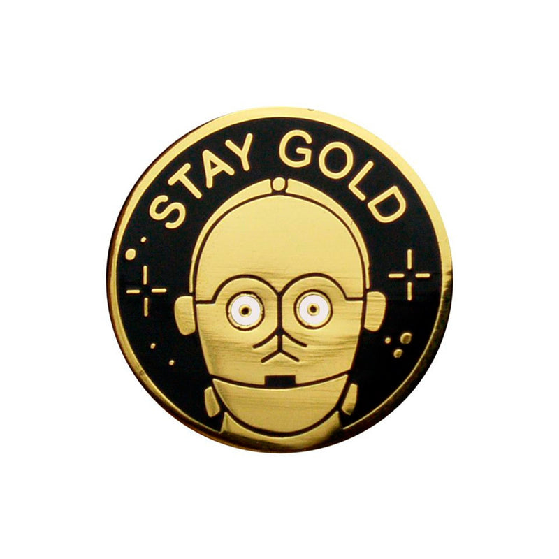 Pin La Barbuda - "Stay gold"