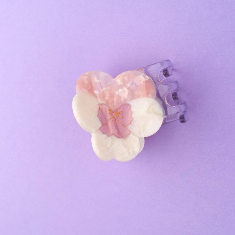 Pinza para el pelo - Pensamiento rosa