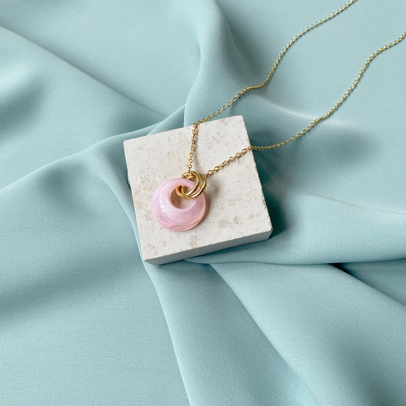 Collar Lavs Jewels - Mist Pink