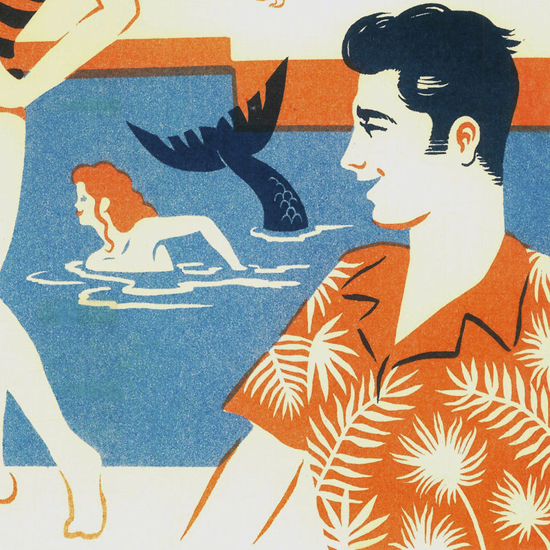 Print de El Marqués A3 - "Pool Party El Recibidor"