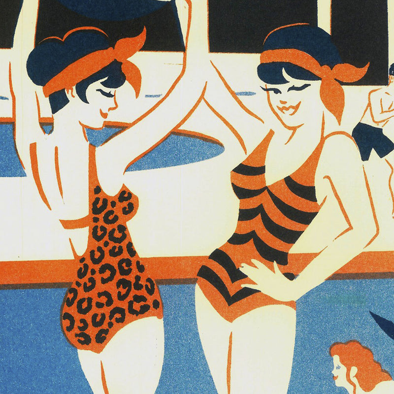 Print de El Marqués A3 - "Pool Party El Recibidor"