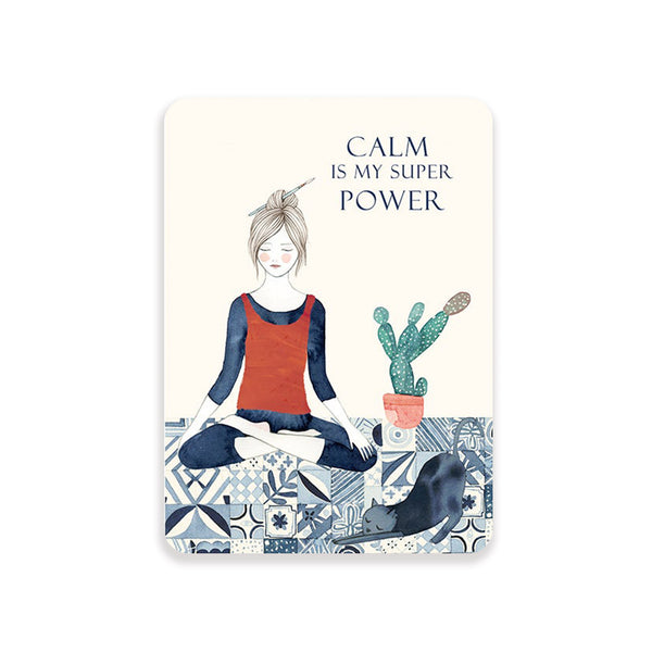 Postal - "Calm is my superpower" de Lady Desidia