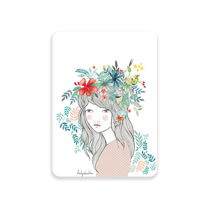 Postal - "Días bellos" de Lady Desidia