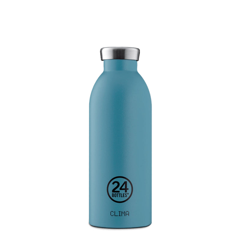 Botella de acero inoxidable 500 ml 24Bottles - Clima Powder blue