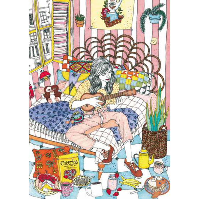 Print de Ana Jarén A4 - "Beds 1"