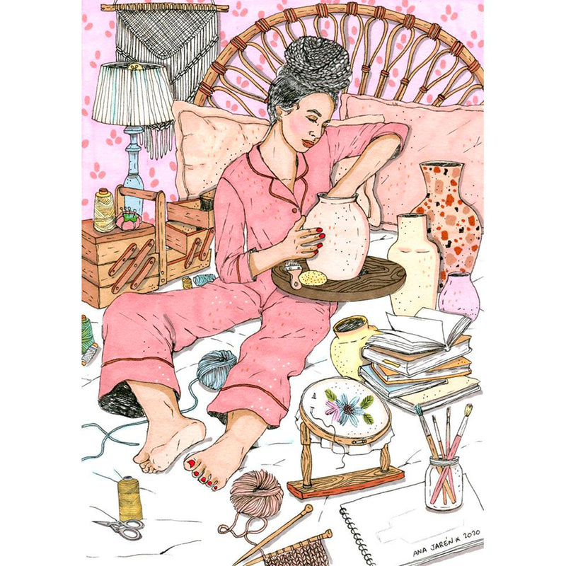 Print de Ana Jarén A4 - "Pottery"