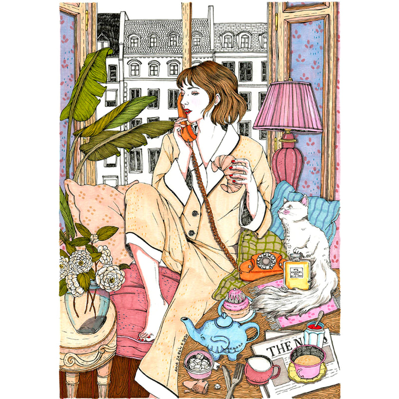 Print de Ana Jarén A4 - "Sunday morning"