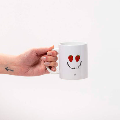 Taza UO - "Eres mi postre favorito" 🍓🍰